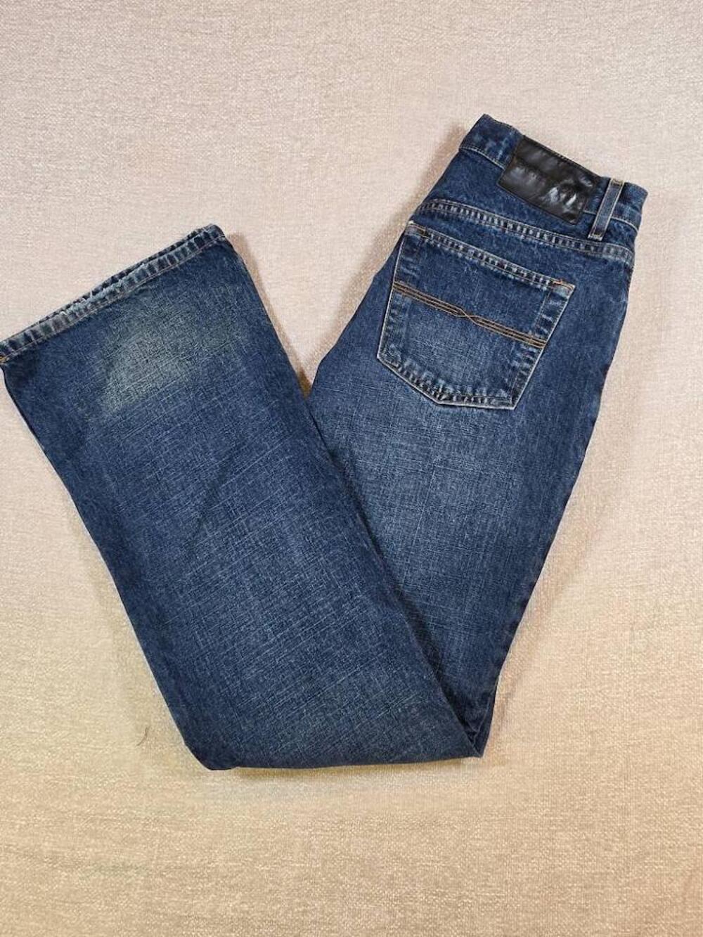 Express Vintage Extreme Flare Jeans Dark Wash Mega Bell Drama Y2K Women 10 L